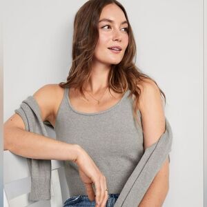 Old navy cozy soft sweater tank NWOT size M
